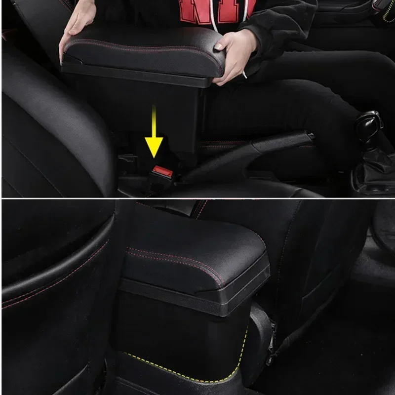 Armrest Box for Peugeot 308 2008 - 2012 T7 SW / Citroen C4 2011 Retrofit Parts Center Storage Box 2009 2010 2011