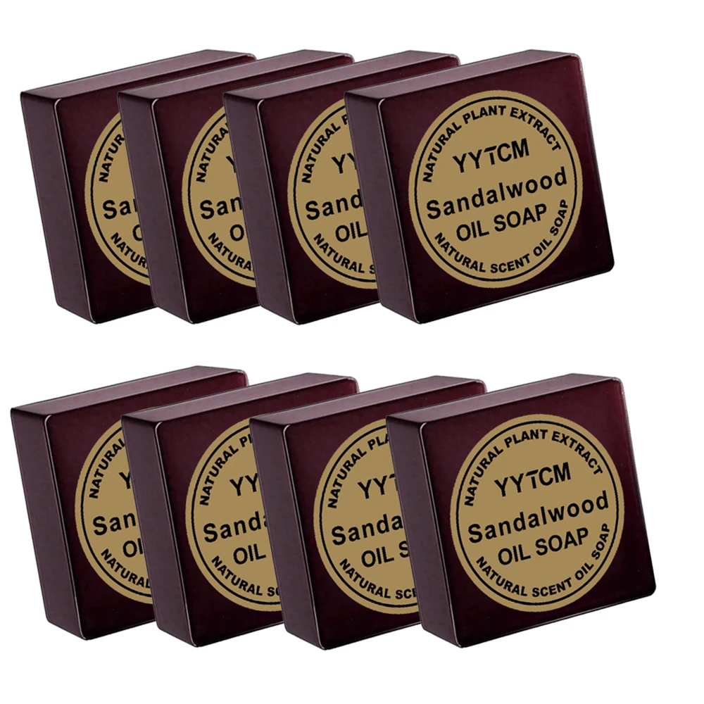 8pcs Sandalwood Soap