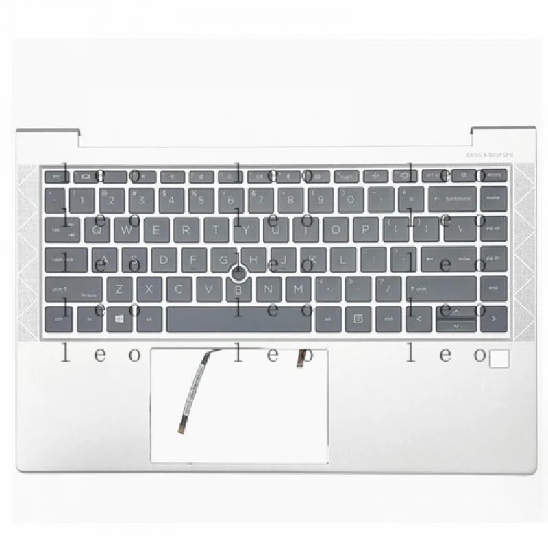 AA لـ HP Elitebook 830 840 850 860 G7 G8 G9 G10 Palmrest مع لوحة مفاتيح بإضاءة خلفية #4