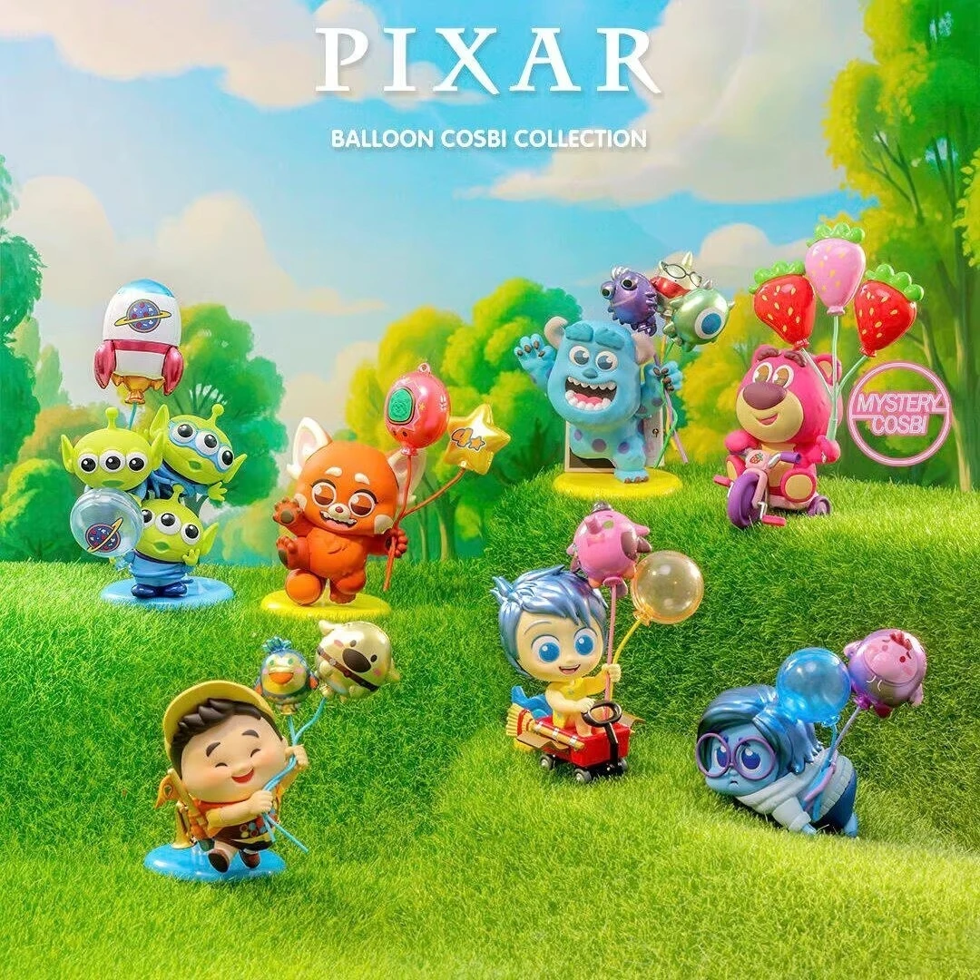 

Hot Toys Pixar Balloon COSBI Mini Figure Blind Box Inside Out Joy Sadness Collectible Figurine Desktop Decor Gift For Anime Fans