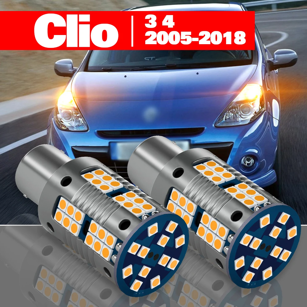 

For Renault Clio 3 4 2005-2018 2pcs LED Turn Signal Light Accessories 2007 2008 2009 2010 2011 2012 2013 2014 2015 2016 2017