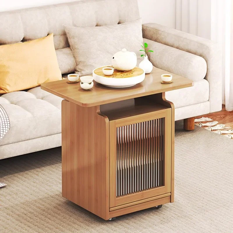 Modern Luxury Storage Living Room Standing Unique Side Table Wood Designer Coffee Table Writing Meubles Lounge Suite Furniture
