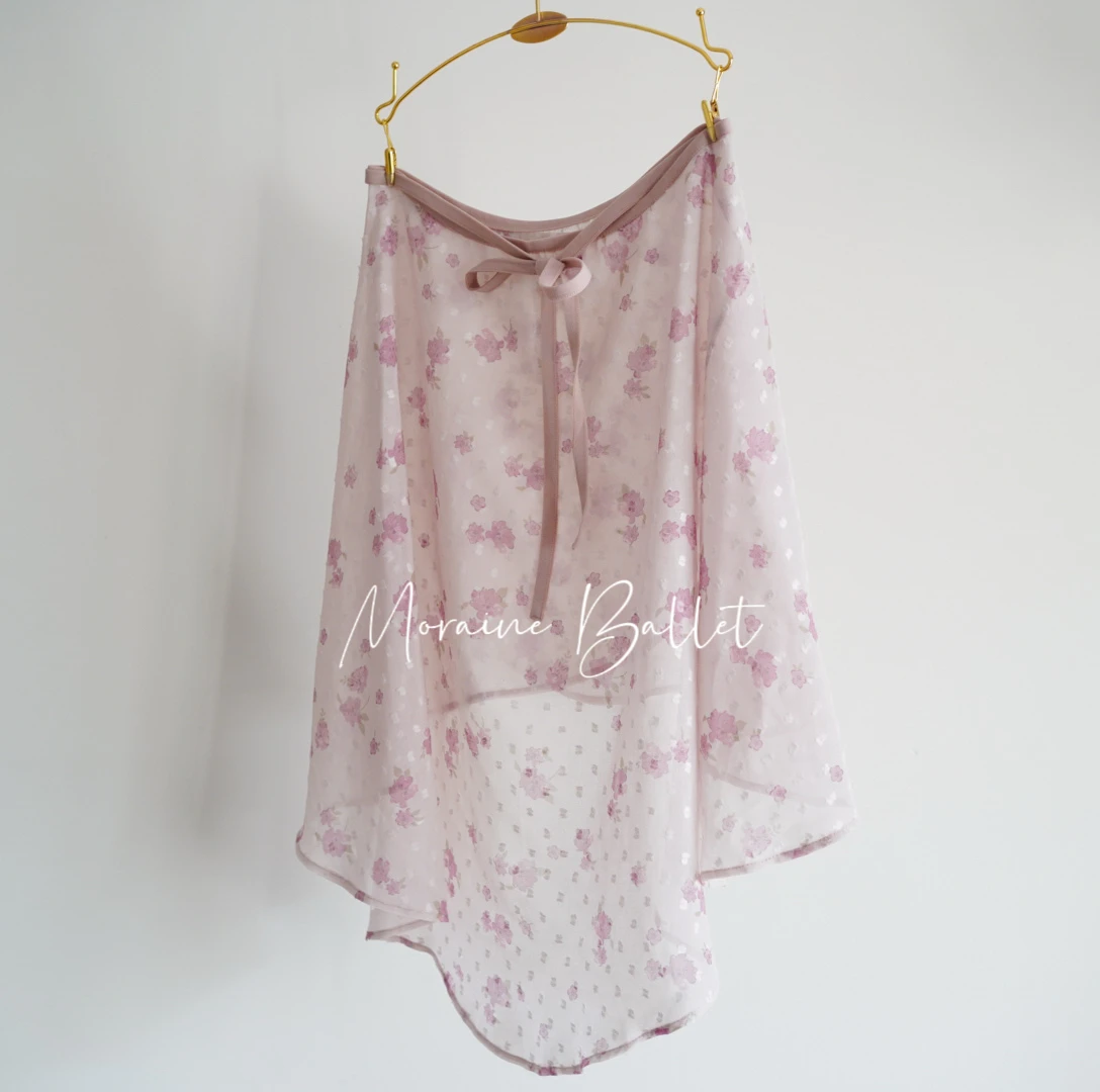 uniforme-de-ballet-pour-adultes-temperament-feminin-amincissant-danse-yoga-pratique-original-frais-a-pois-floral-semi-transparent