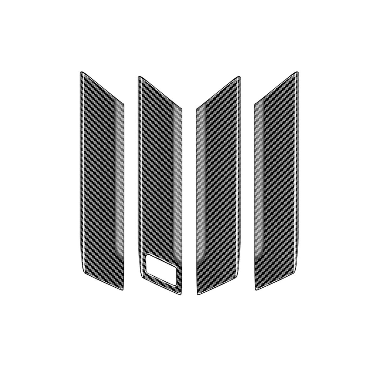 

Carbon Fiber Pattern Car Door Inner Handle Panel Decoration Frame Cover for Toyota Tundra 2022-2023 High