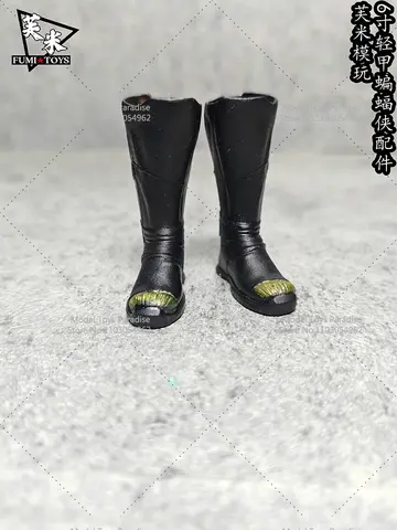 1/12 Soldat Lätt Pansar Batman Långa Stövlar Superhjälte Hollow Skor Passar 6inch Actionfigur Modell 10 best sales Batman-skor - №8