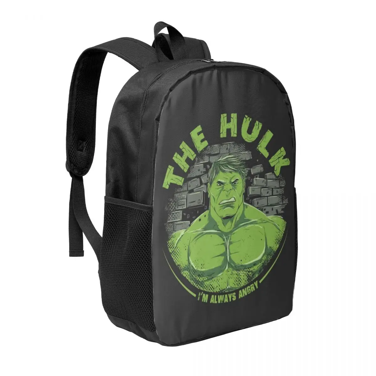 Custom Hulk Manga Backpack Men Women Basic Bookbag for College School Bags