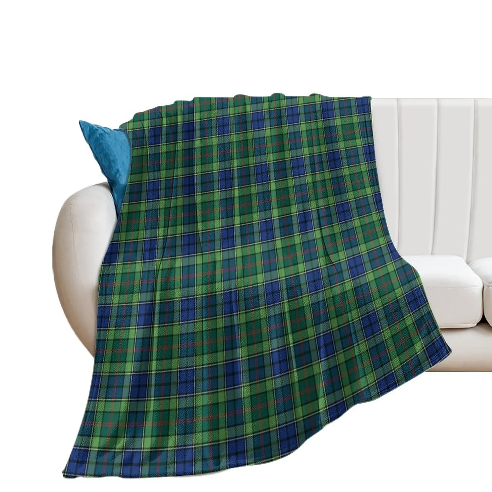 

Clan Rutledge Tartan Throw Blanket Sofa Throw Luxury Designer Multi-Purpose Blankets