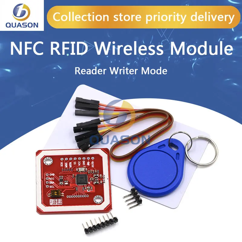 PN532 NFC RFID Wireless Module V3 User Kits Reader Writer Mode IC S50 Card PCB Attenna I2C IIC SPI HSU For Arduino