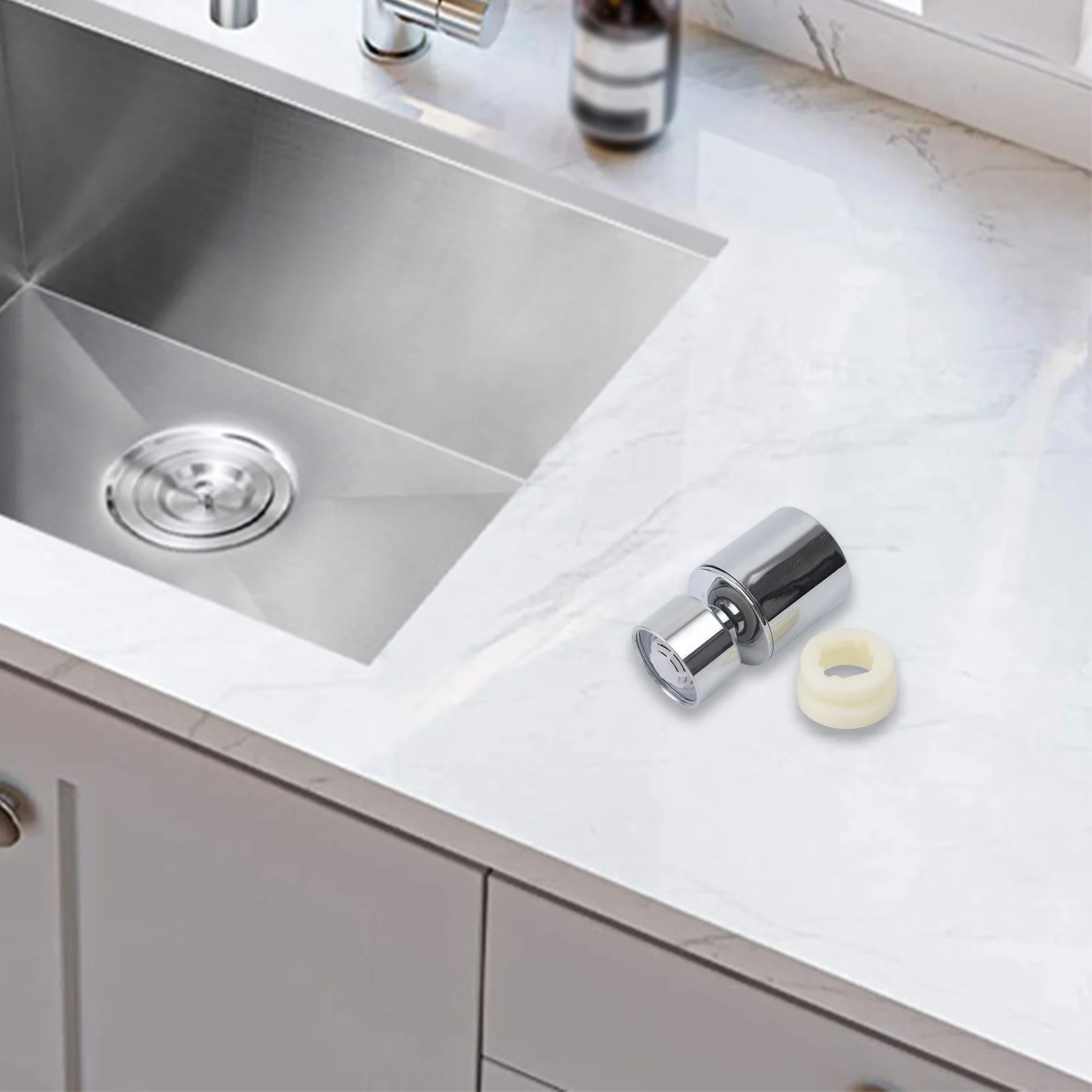 Filter Connector 360 Swivel Tap Aerator Brass Bubbler Extended Bubbler Faucut Home Improvement Plumbing Fixtures