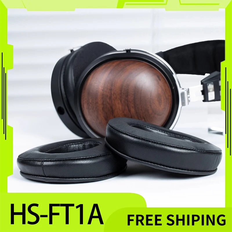 FiiO HS-FT1A For Wooden Fiio FT1 Headset Leather Ear Muffs Large Ear Sheepskin Ear Caps Custom Headphones Cover