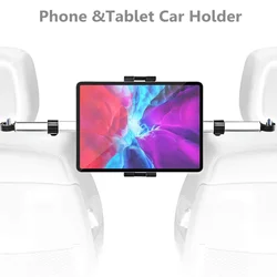 6-15'' Car Headrest Tablet Mount for iPad Pro 12.9 Tablet Car Holder for Samsung Galaxy Tab S7 Fe Plus Xiaomi Tablet Holder Car