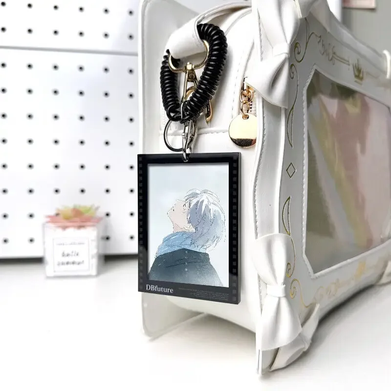 Anime Haikyuu!! Shoyo Hinata Tobio Kageyama Kozume Kenma bolso colgante película acrílica llavero Cosplay llavero regalo de dibujos animados