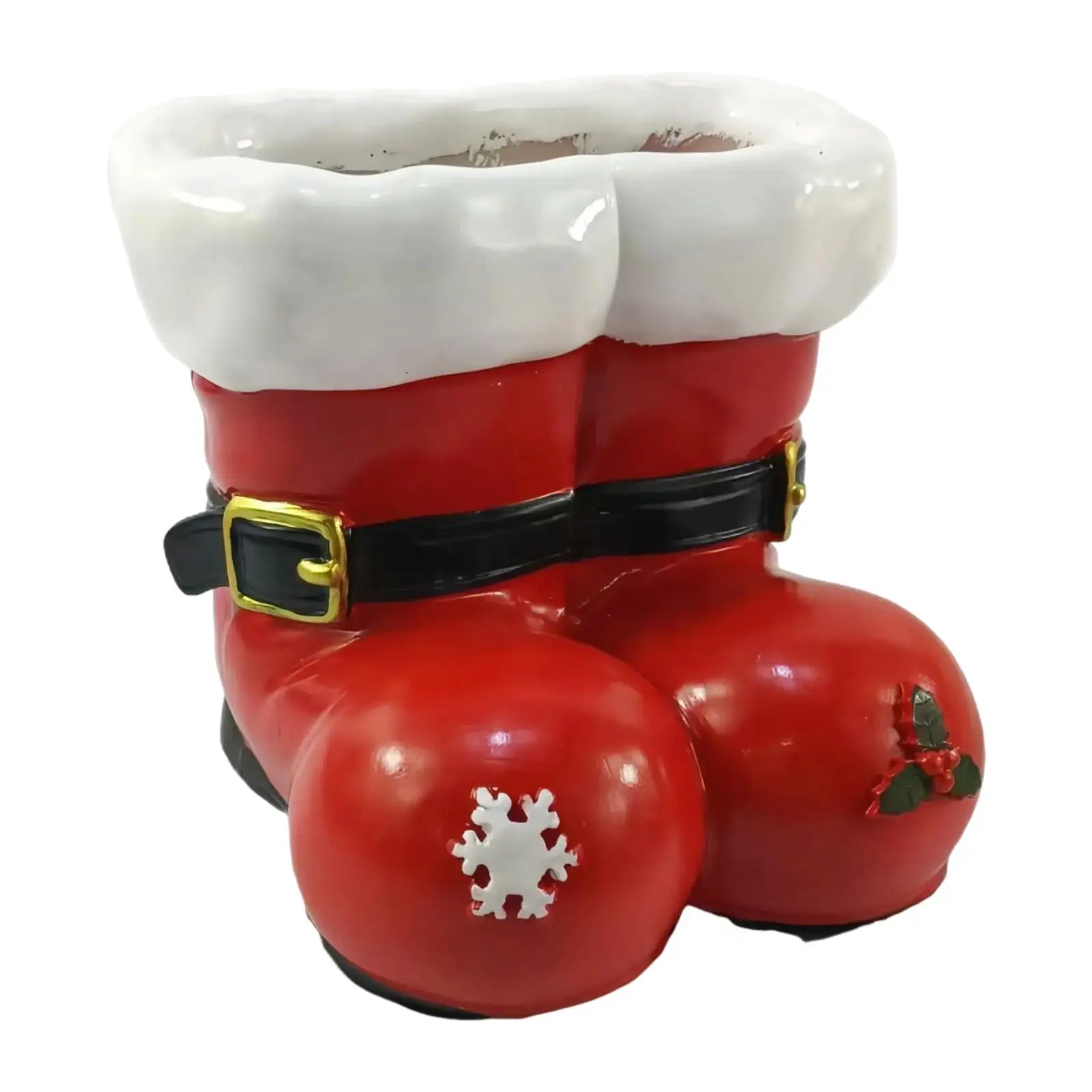 Charming Cowboy Boot Vase Decorative Flower Pot Holder Planter for Interior Home Decor Living Room Shelf Gift