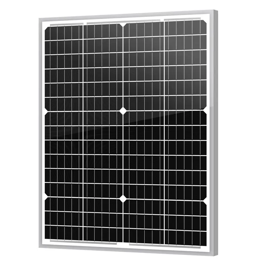 

35W 24V HighEfficiency Monocrystalline Solar Panel Designed for Off Grid Systems, Charges 24V Batteries of RV, Boat, Camper, Tra