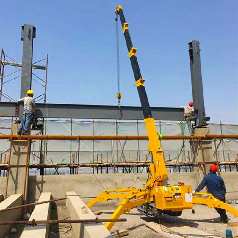 Deposit-Mini Remote Control Crawler Crane Spider Lift with CE Certification - Construction Equipment