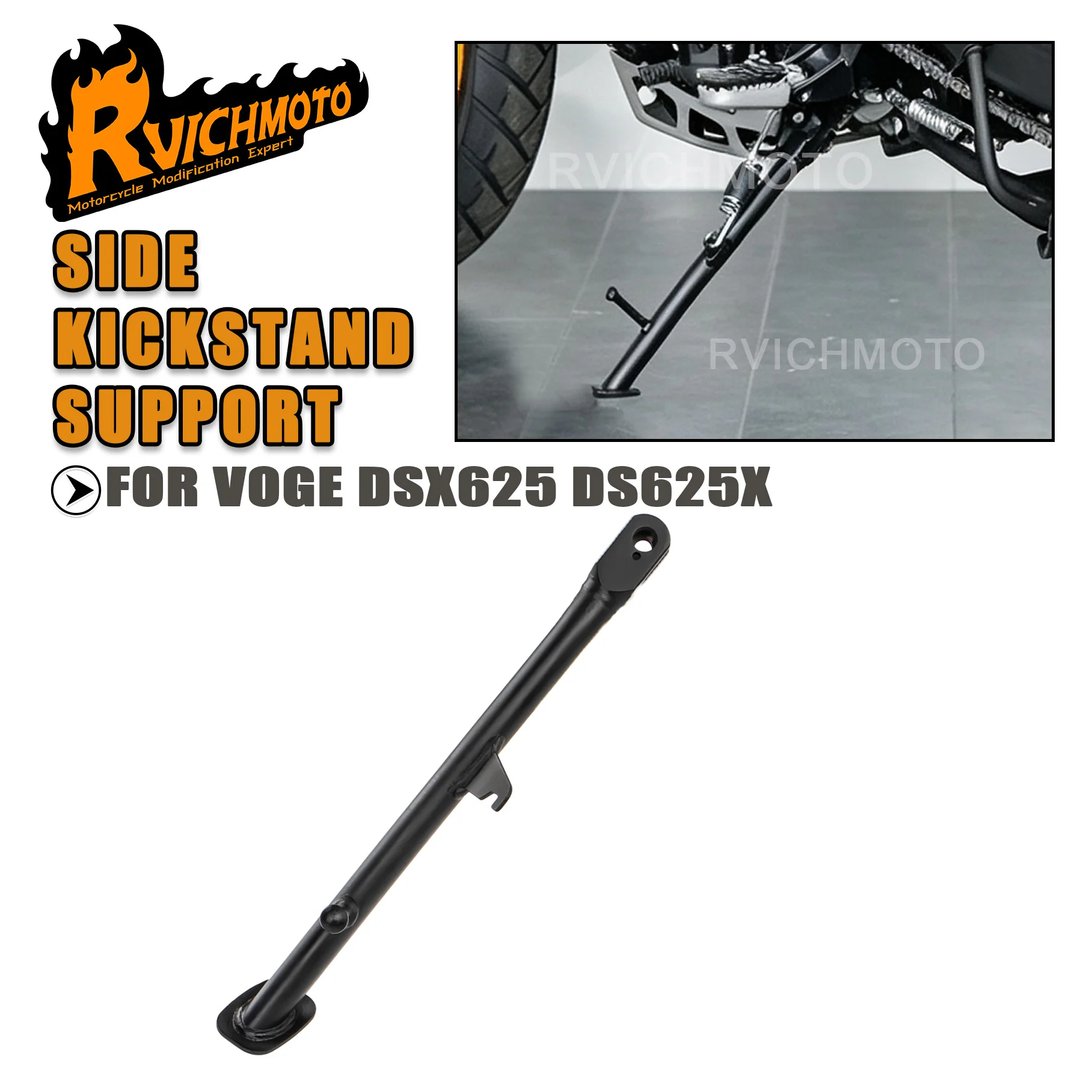 Für VOGE DSX625 DS625 Kickstand Parkständer DS625 DS 625ds DSX Motorradzubehör DS625X Seitenständer Fußstütze Halterung