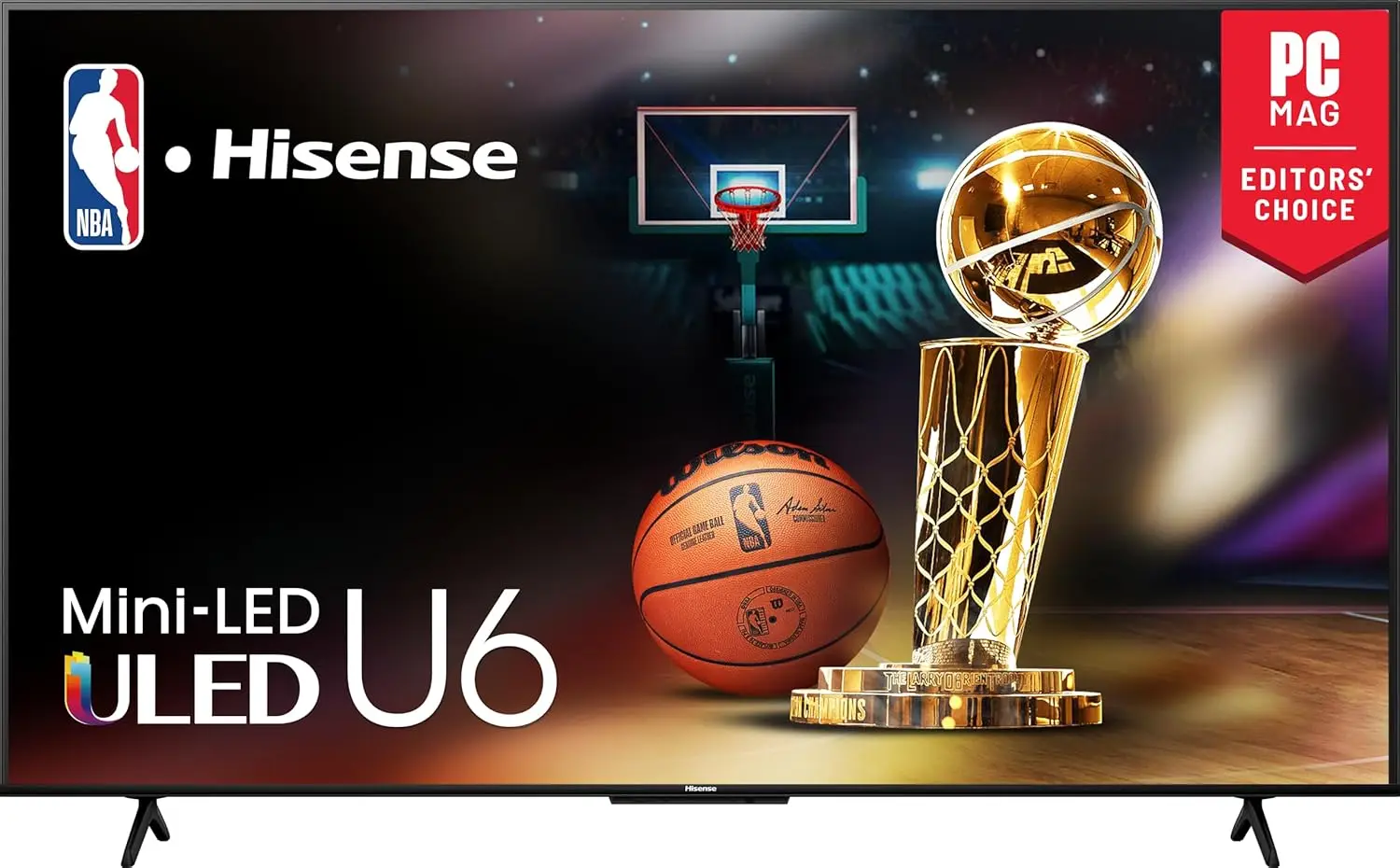 55-Inch Class U6 Series Mini-LED ULED 4K UHD Google Smart TV (55U6N, 2024 Model) - QLED, Motion Rate 240, HDR 10+, Full Array