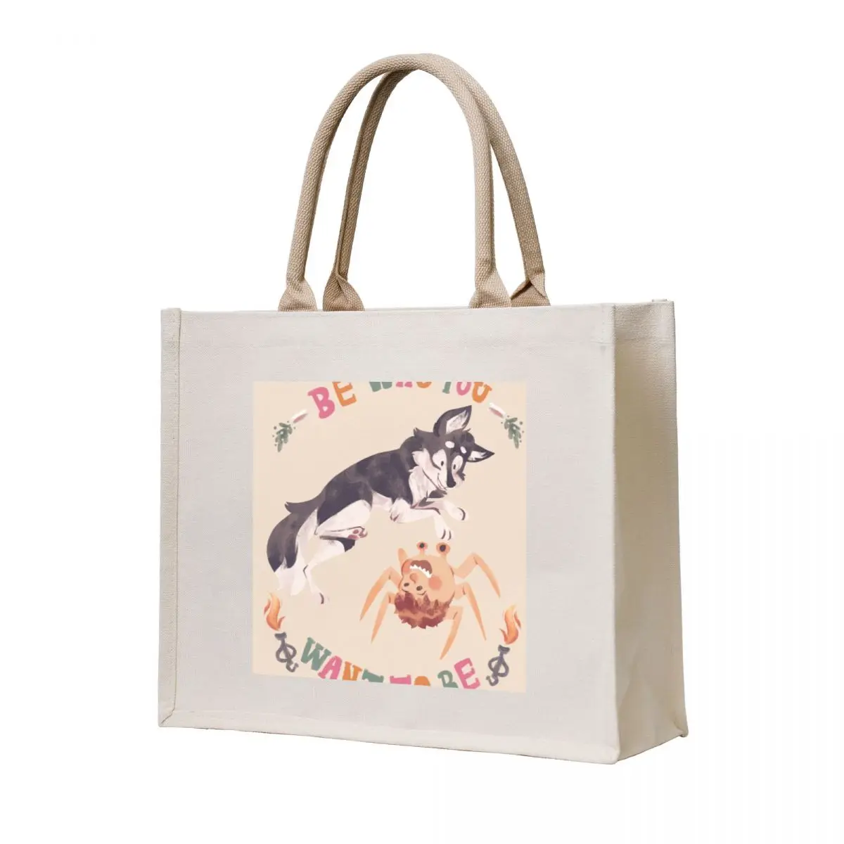 

Be Who You Want To Be 2 Tote Bag Shopper tote bag women custom fabric bag for beach