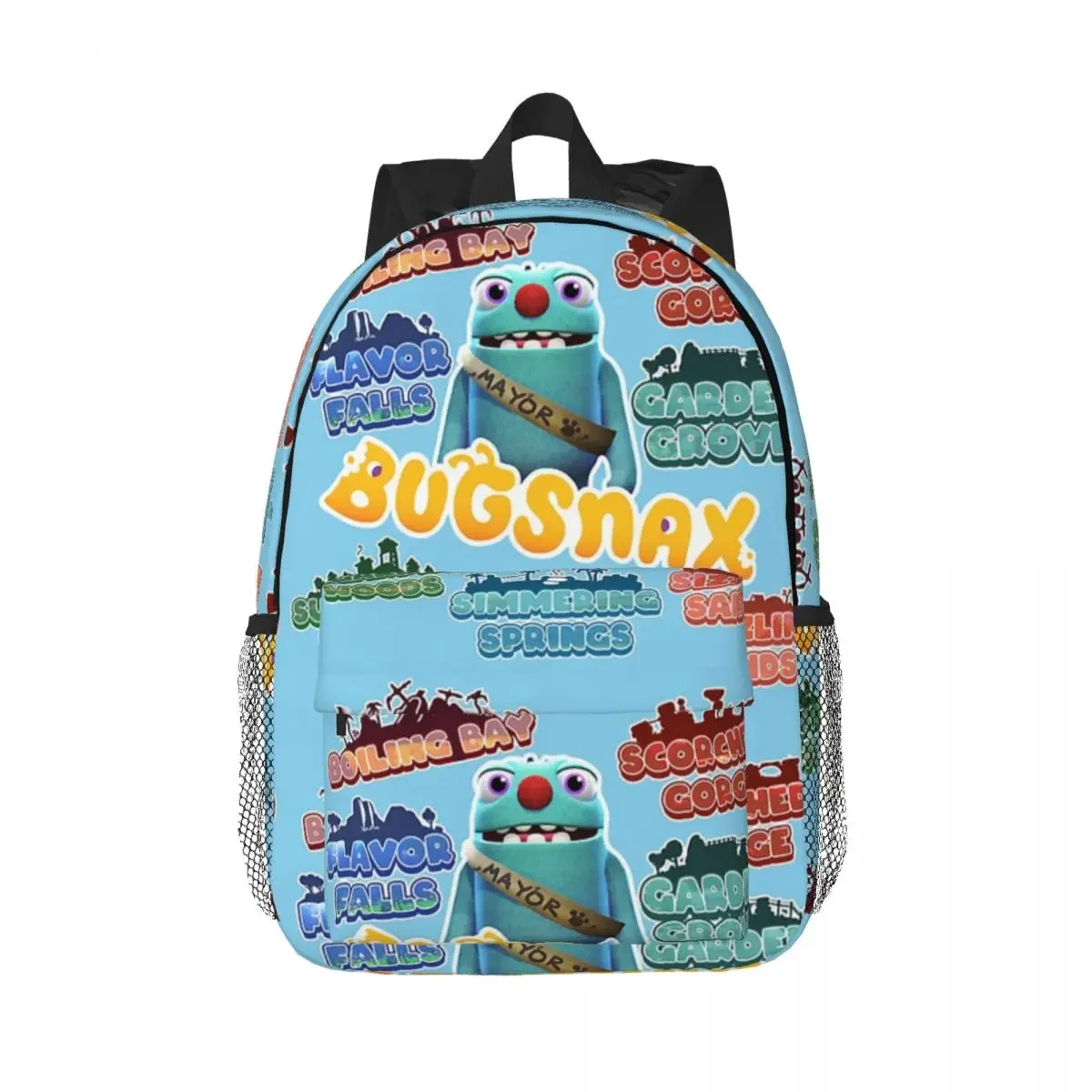 

Bugsnax Locations Fan Art Pack Pink Kinda Bug Backpacks Boys Girls Bookbag Students School Bags Travel Rucksack Shoulder Bag