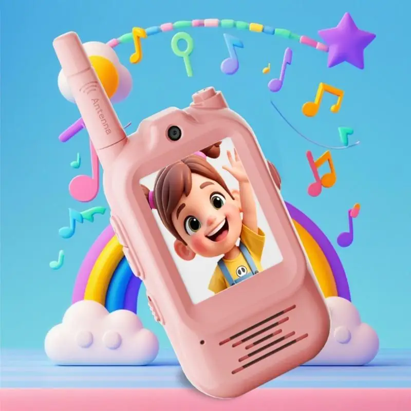 يقدم راديو الأطفال ذو الاتجاهين تصميمًا كرتونيًا لبطاريات ممتدة العمر وتشغيلًا سهلاً للتخييم المدرسي والأسرة A2UB