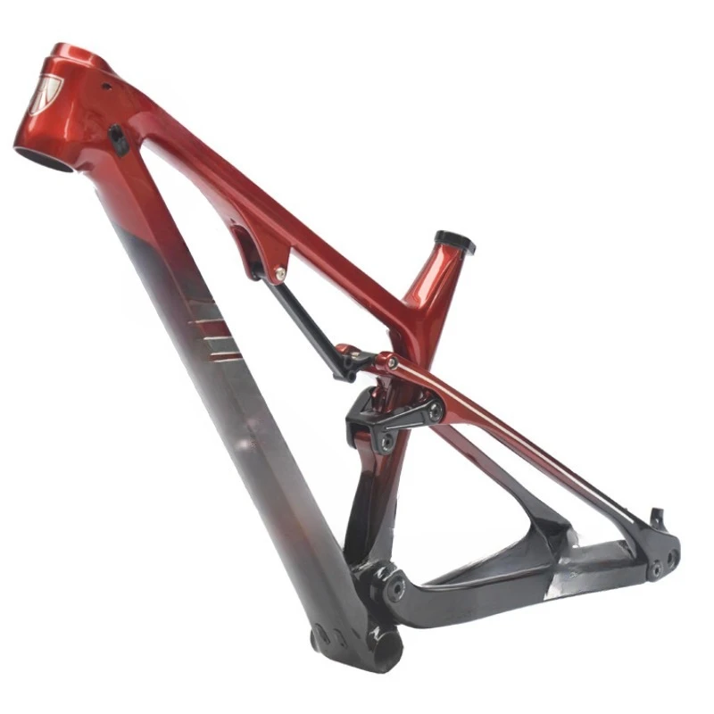 Carbon fiber 27.5/29 inch soft tail shock absorber off-road XC mountain frame, mountain frame
