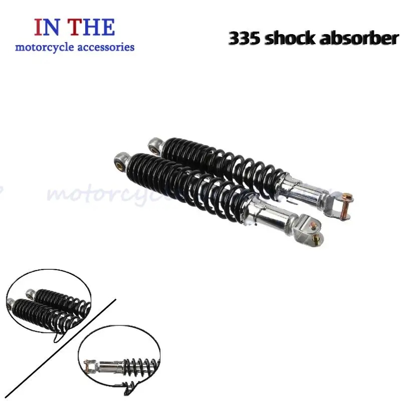 

Black universal spring for motorcycle vibration reduction, suitable for Aprilia ATV off-road motorcycle