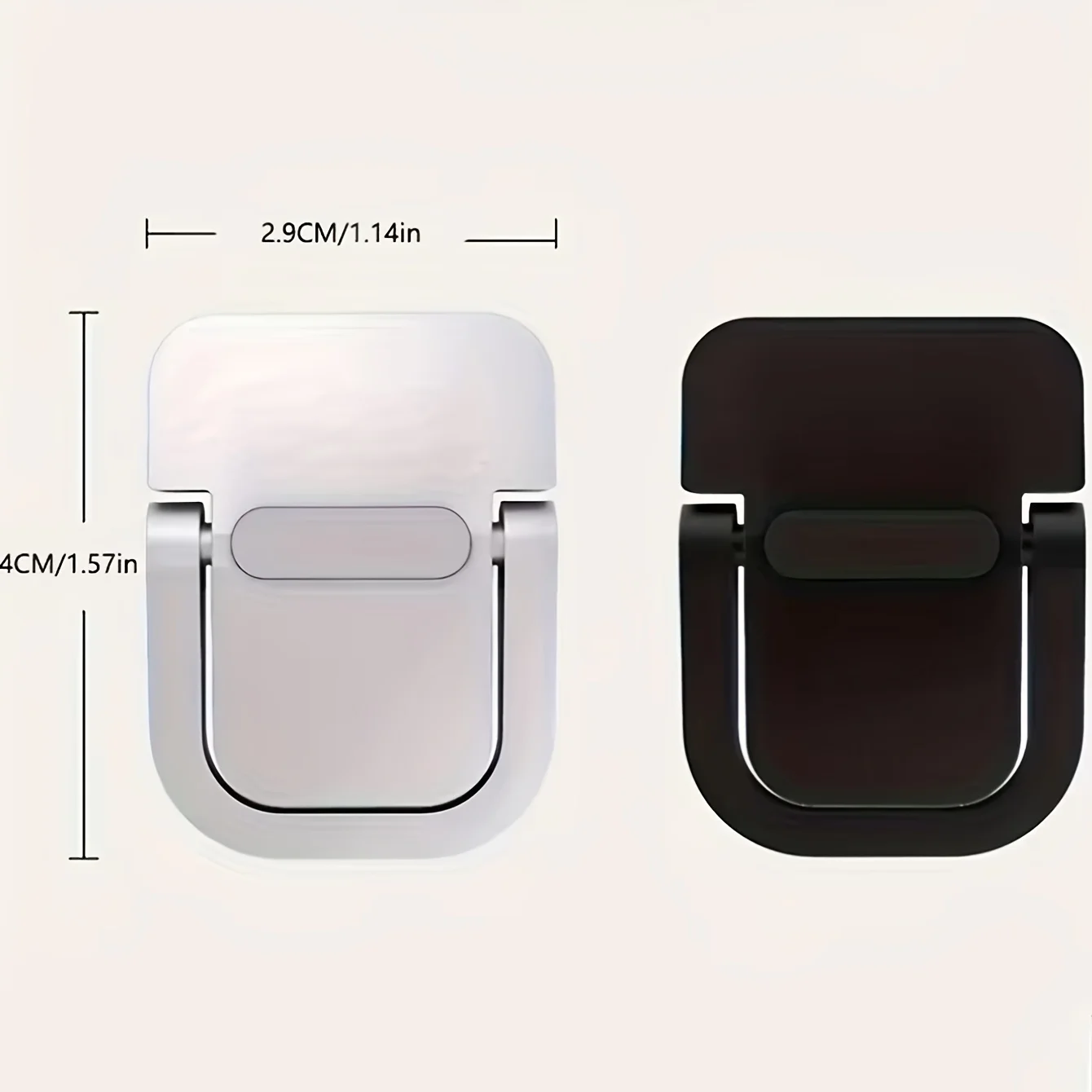 2PCS Laptop Stands Portable Invisible Mini 3D Keyboard Foot Stand Foldable Base Holder