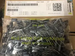 2024 NEW 100pcs Japan 220uF 16V RUBYCON YK Series 6.3x11mm 16V220uF Aluminum Electrolytic Capacitor