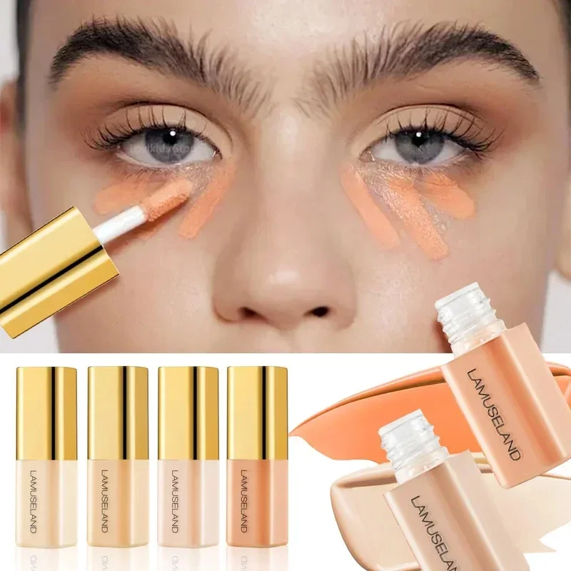 Waterproof Liquid Concealer Foundation Stick Makeup Moisturize Lasting Cover Acne Dark Circle Face Contour Cream Cosmetic