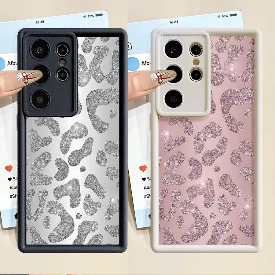Etui na telefon Samsung Galaxy S23 S25 S22 S23 Plus S24 FE Note 20 Ultra S25 Ultra S24 S20 S21 Miękkie TPU Personalizowane Leopard