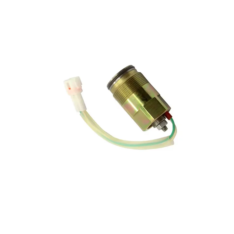 

Excavator parts hydraulic pump solenoid valve white plug 2436R884F1 MC609-7421120 for SK100 SK120 SK200