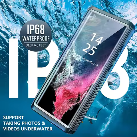 IP68 360 Waterproof For Samsung S24 S23 S22 S21 S20 FE S10 E S9 Note 20 10 9 8 Plus Ultra A03S A32 A42 A52 5G Sealed Phone Case