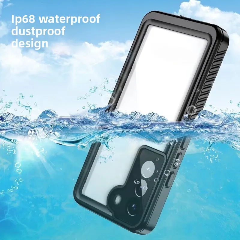 Водонепроницаемый чехол для телефона IP68, дайвинг, плавание, спорт на открытом воздухе, защита от отпечатков пальцев, защита от падения, пыленепроницаемый для Samsung Galaxy S22 Plus Ultra Водонепроницаемый чехол для телефона IP68, дайвинг, плавание, спорт на открытом воздухе, защита от отпечатков пальцев, защита от падения, пыленепроницаемый для Samsung Galaxy S22 Plus Ultra