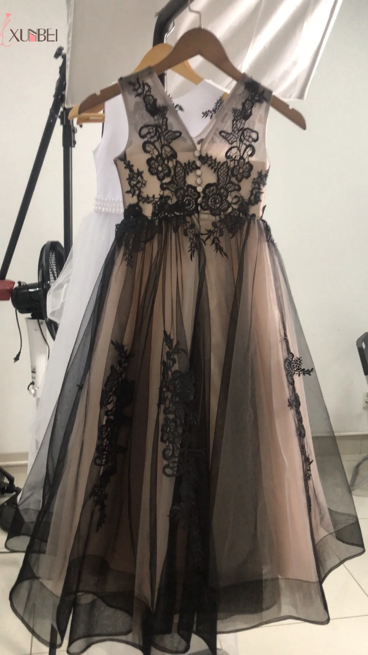 Vestido de dama de honra para meninas, mangas compridas, vestido de festa, vestidos florais, festa de casamento, primeira comunhão, branco, vestido de baile infantil