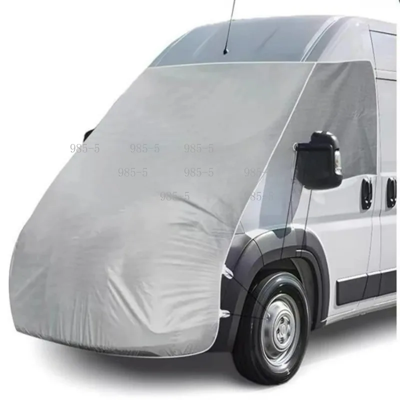 RV Caravan Bonnet Cover Waterproof Dustproof Tailgate Sunshade Rain Awning Tent Heat Insulation Protector