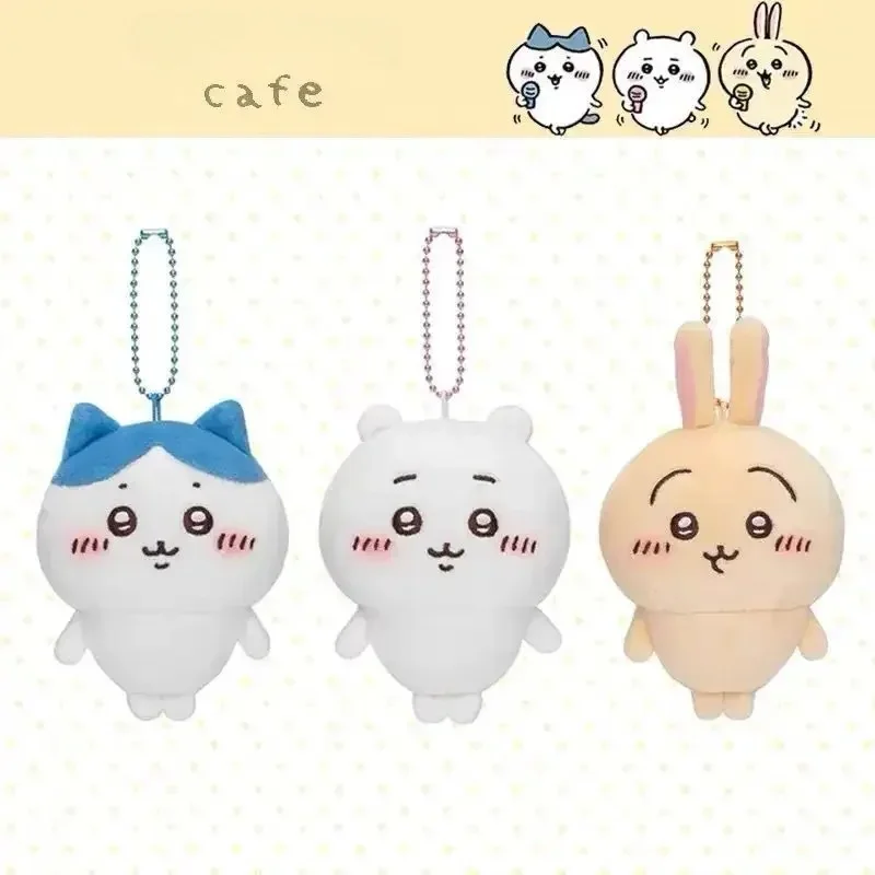 13cm 지이 애니메이션 플러시 인형 귀여운 우사치 플러시 키체인 하치와레 봉제 인형 펜던... - 3