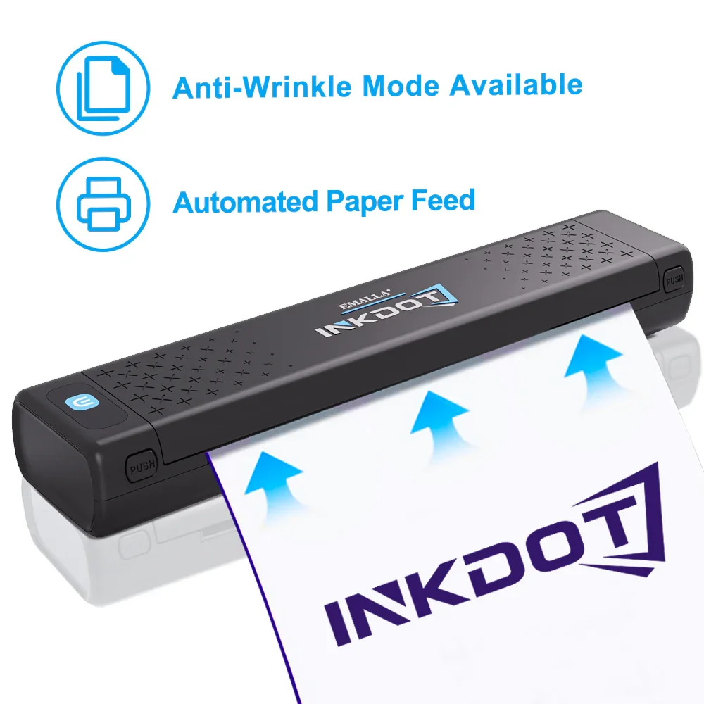 EMALLA INKDOT طابعة استنسل نقل الوشم اللاسلكية آلة طابعة حرارية للوشم متوافقة مع الهاتف الذكي والكمبيوتر الشخصي #5