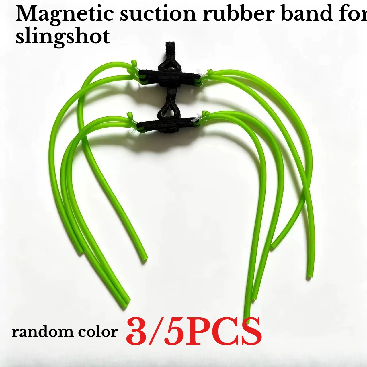 Outdoor Hunting Launcher - 3/5PCS Magnetic Suction Rubber Band with