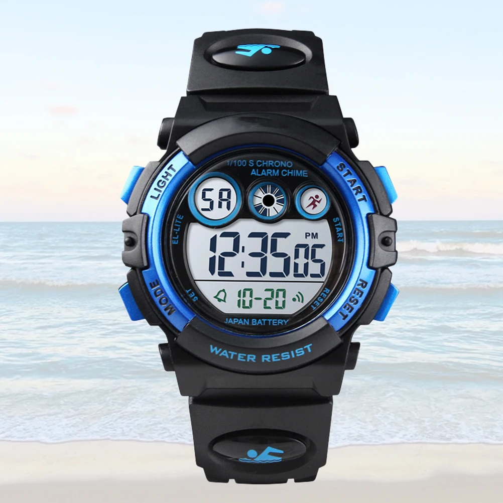 Fashion 50M Waterproof Luminous Women Digital Led Alarm Date Electronic Watch Resistant Sleek Minimalist Design s