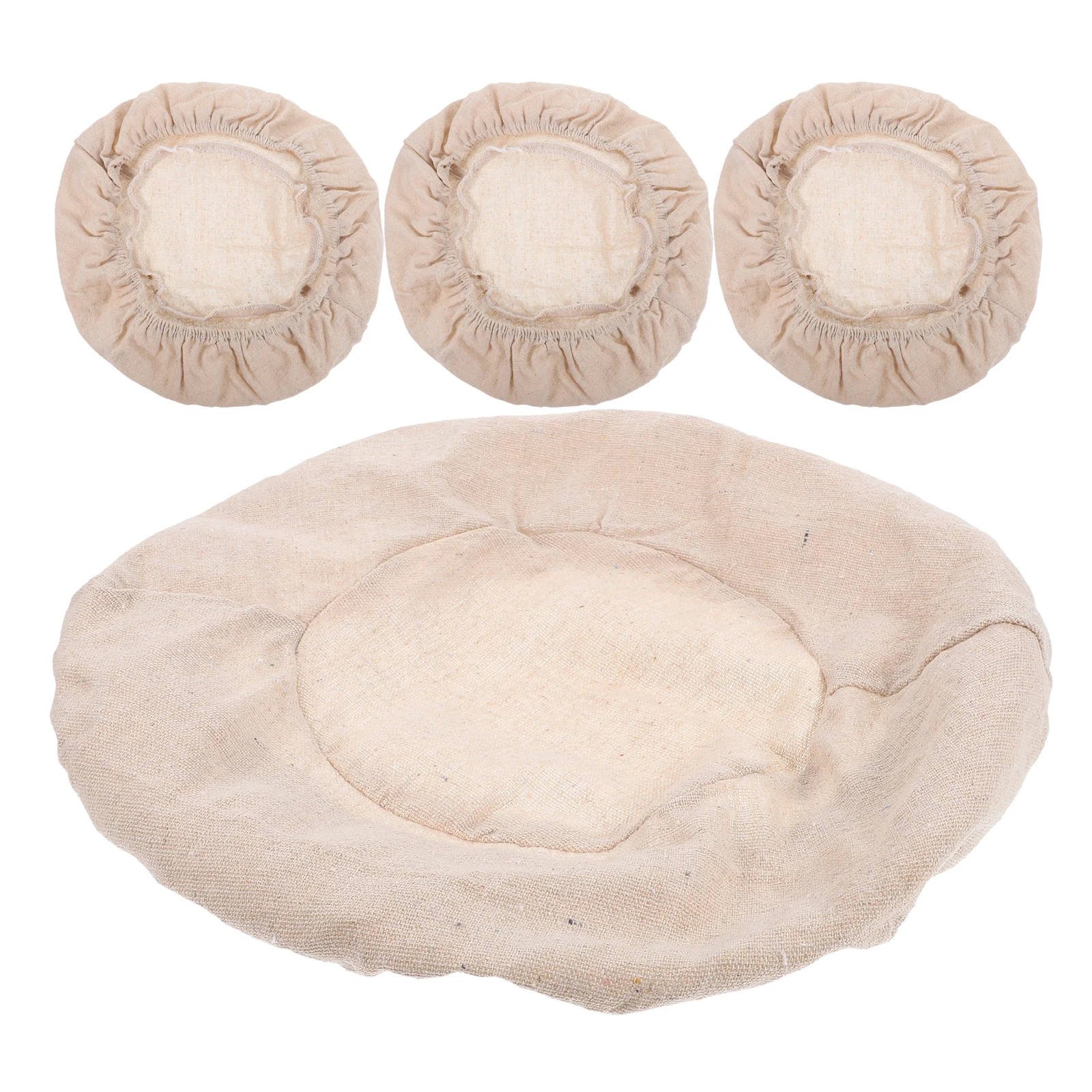 

4 Pcs Bread Basket for Proofing Fabric Lining Dough Liner Cloth Cover Small Tools