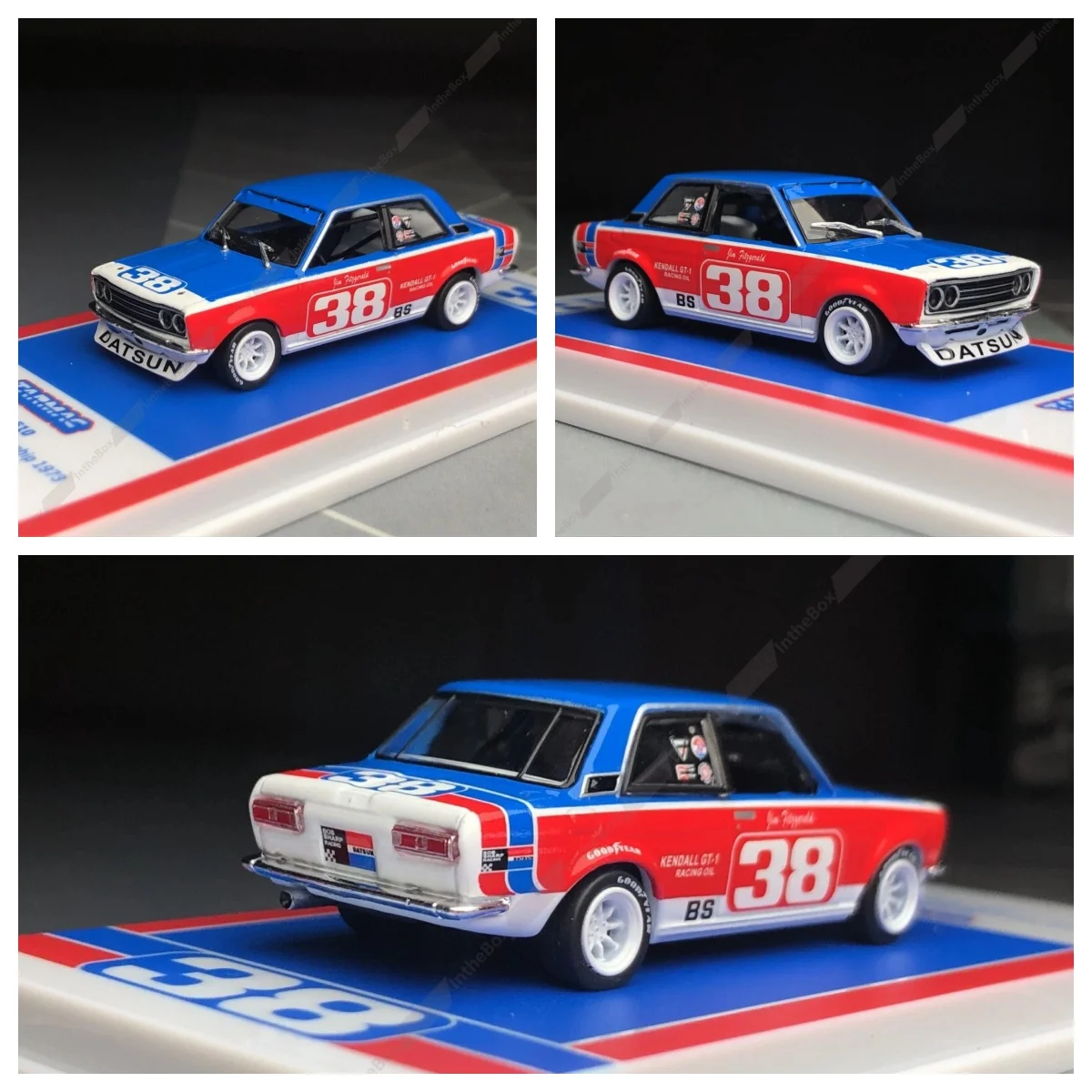 

Tarmac Datsun 510 SCCA National Championship 1973 Jim #38 1/64 Diecast Model Car