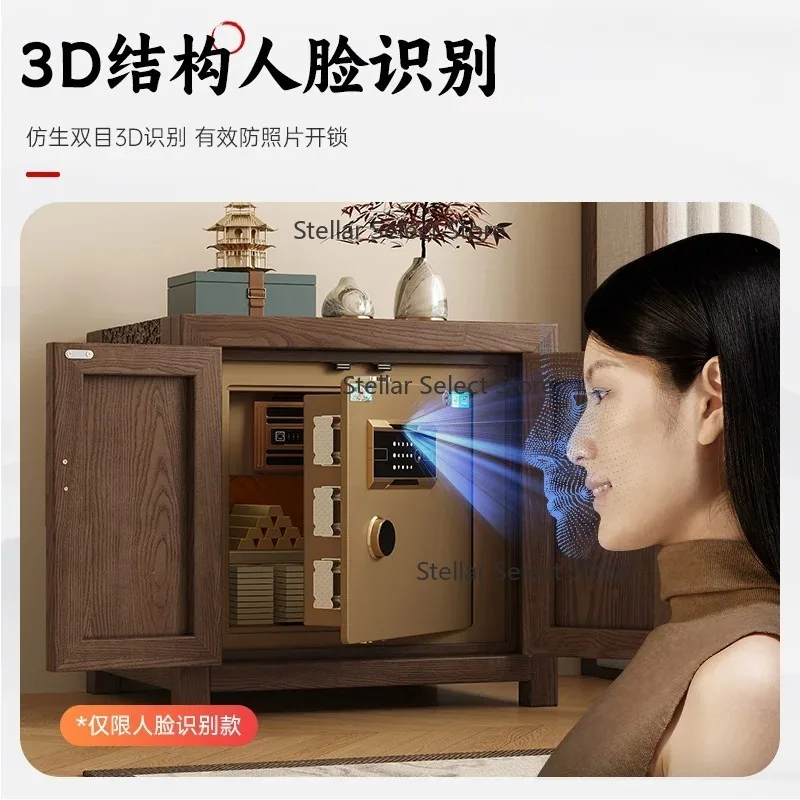 Bedside safe, new model, large anti-theft space, small hidden family with fingerprint and password 55cm