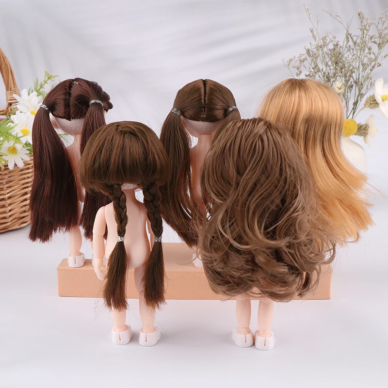 16cm Jointed Fashion Doll 13 Movable Joints Nude Doll Body Ideal Birthday Gift for Girls Age 3+ Collection Toy