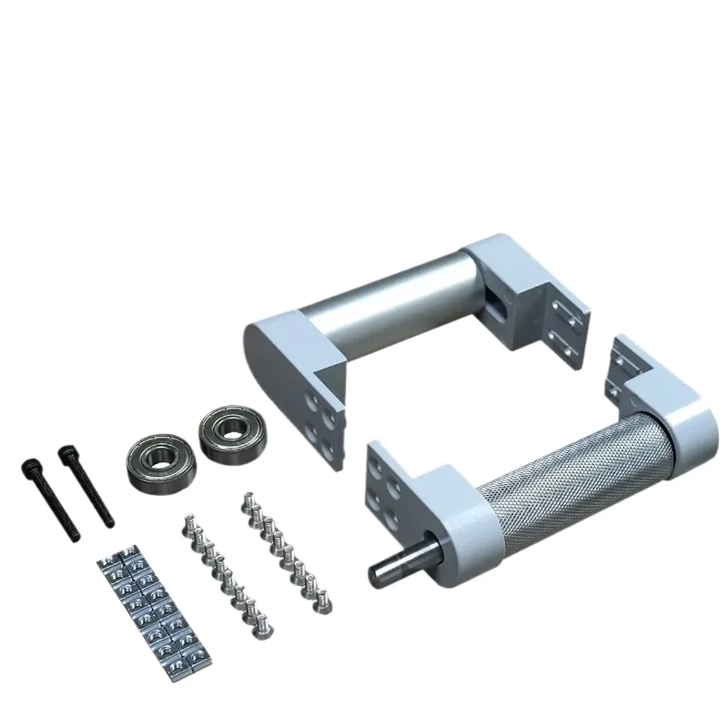2040 conveyor belt small conveyor belt accessories full set of leader/follower power roller shaft belt assembly line roller alum