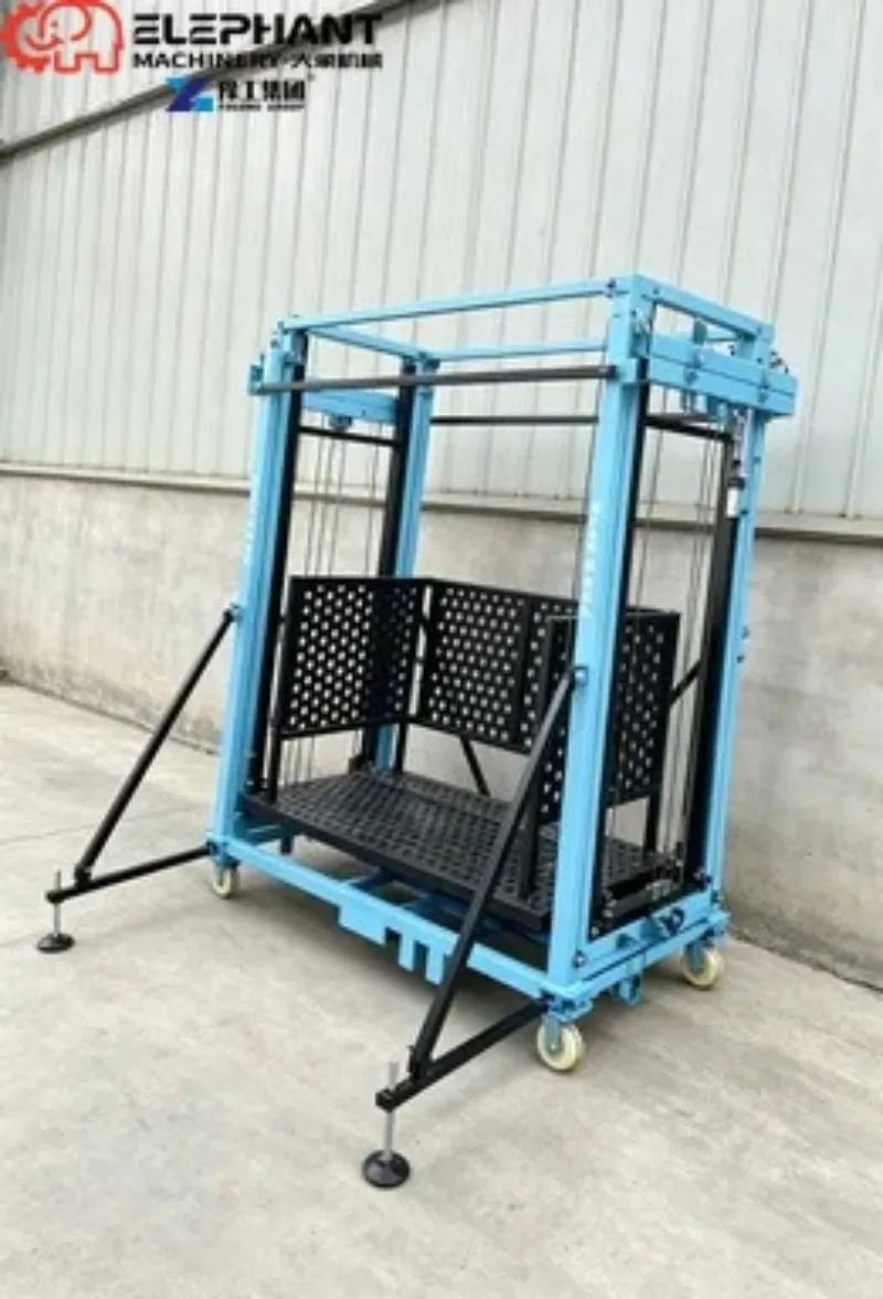 Electric Scaffolding Automatic Electric Lifting Platform Foldable Electrically Mobile Working Scaffold