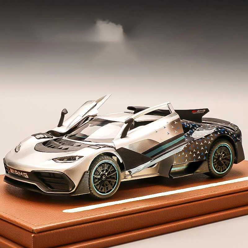 1/24 AMG ONE Sports Car Model Toy Alloy Die Cast Car Toy Ornaments Suitable for Sports Car Gifts for Boys