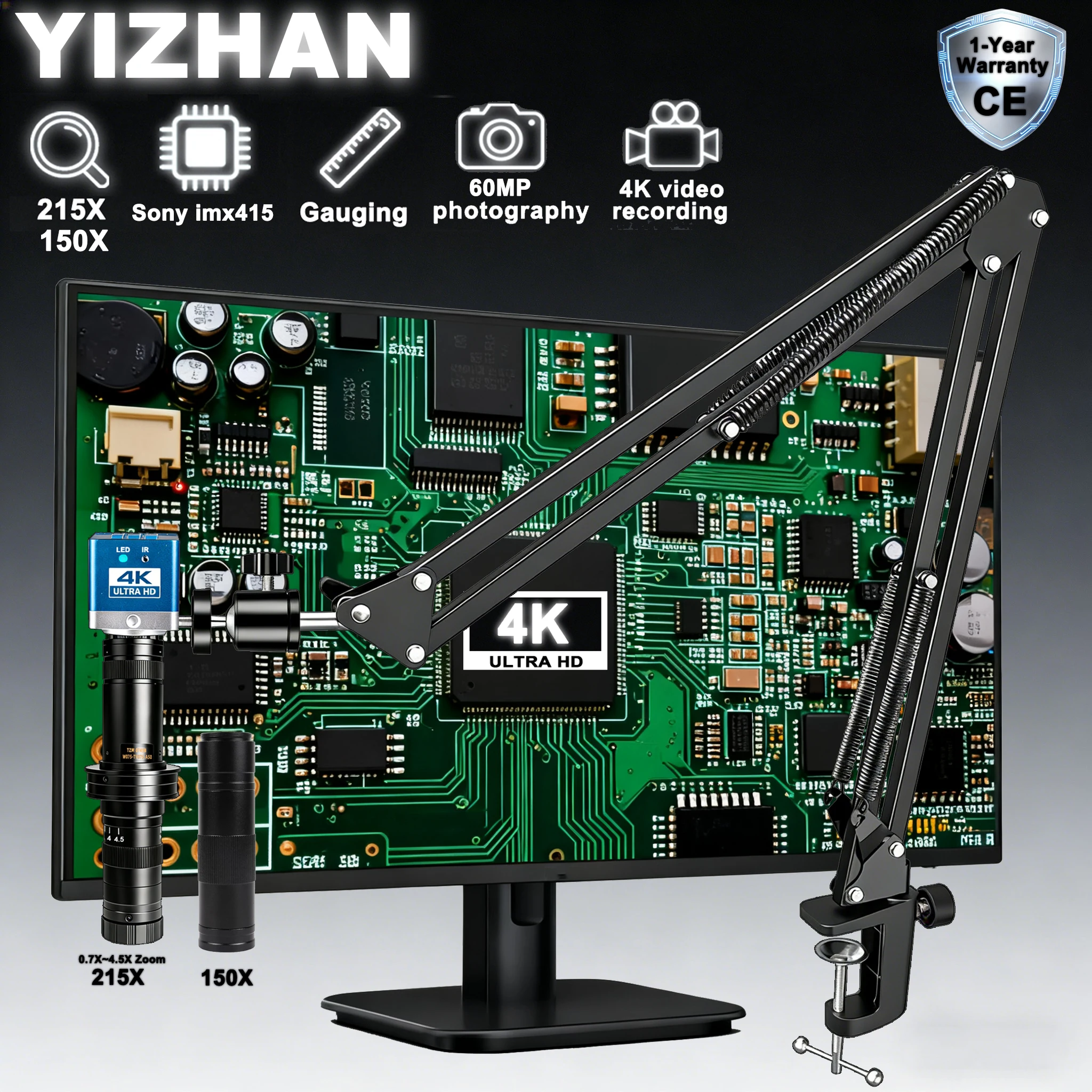 Yizhan 4K Microscop…