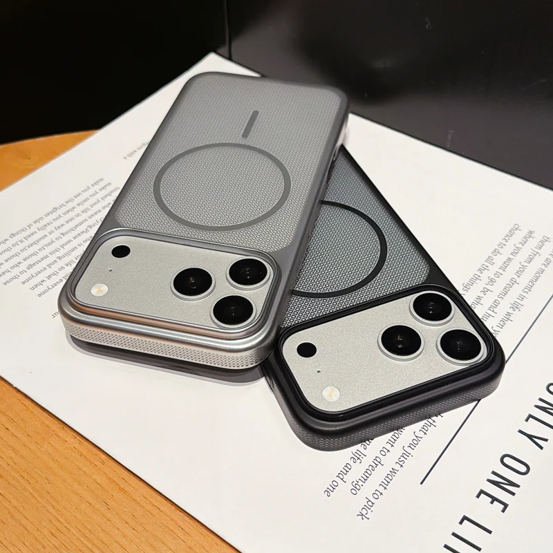 Transparente Ultradünne Magsafe-Handyhülle für iPhone 17 18 17pro Max 16 Pro 15 Magnetische Kabellose Ladefähige Matte Harte PC-Abdeckung – Detail 5