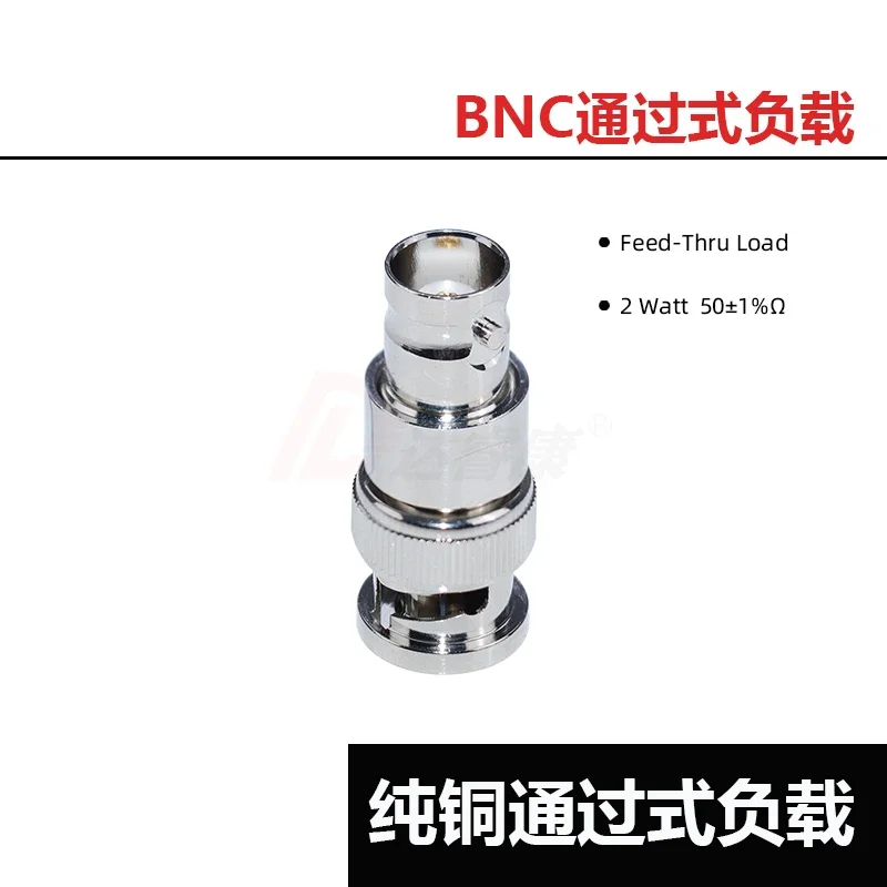 BNC Through Load BNC Male and Female Through Type 50 Ohm Load DC-1GHZ Through Core Resistance Oscilloscope