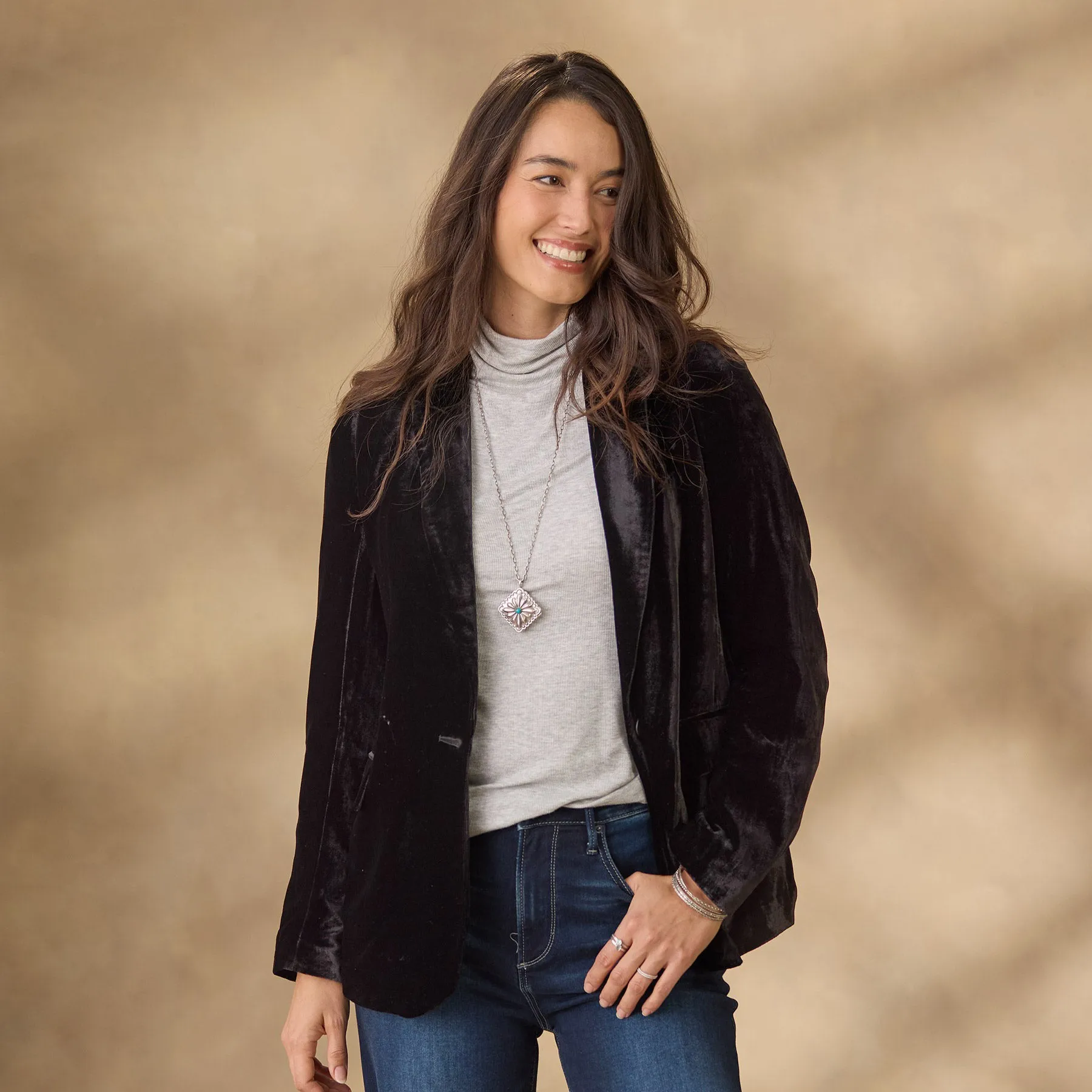 Casual No Hood Coat Slim Fit Midi Length Elegant Commuter with Side Slit Fitted Patchwork Notched Lapel Long Sleeve Women Suit
